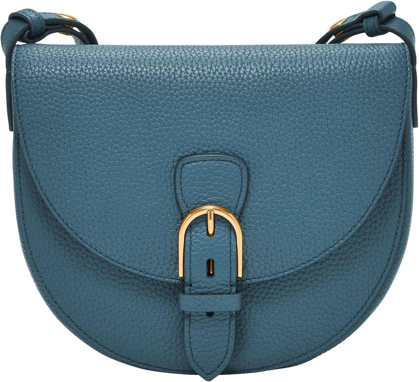 Fossil Everleigh Handtasche aus Leder oder Baumwolle für Damen Taschen Damen Naty Shop Stahlblau