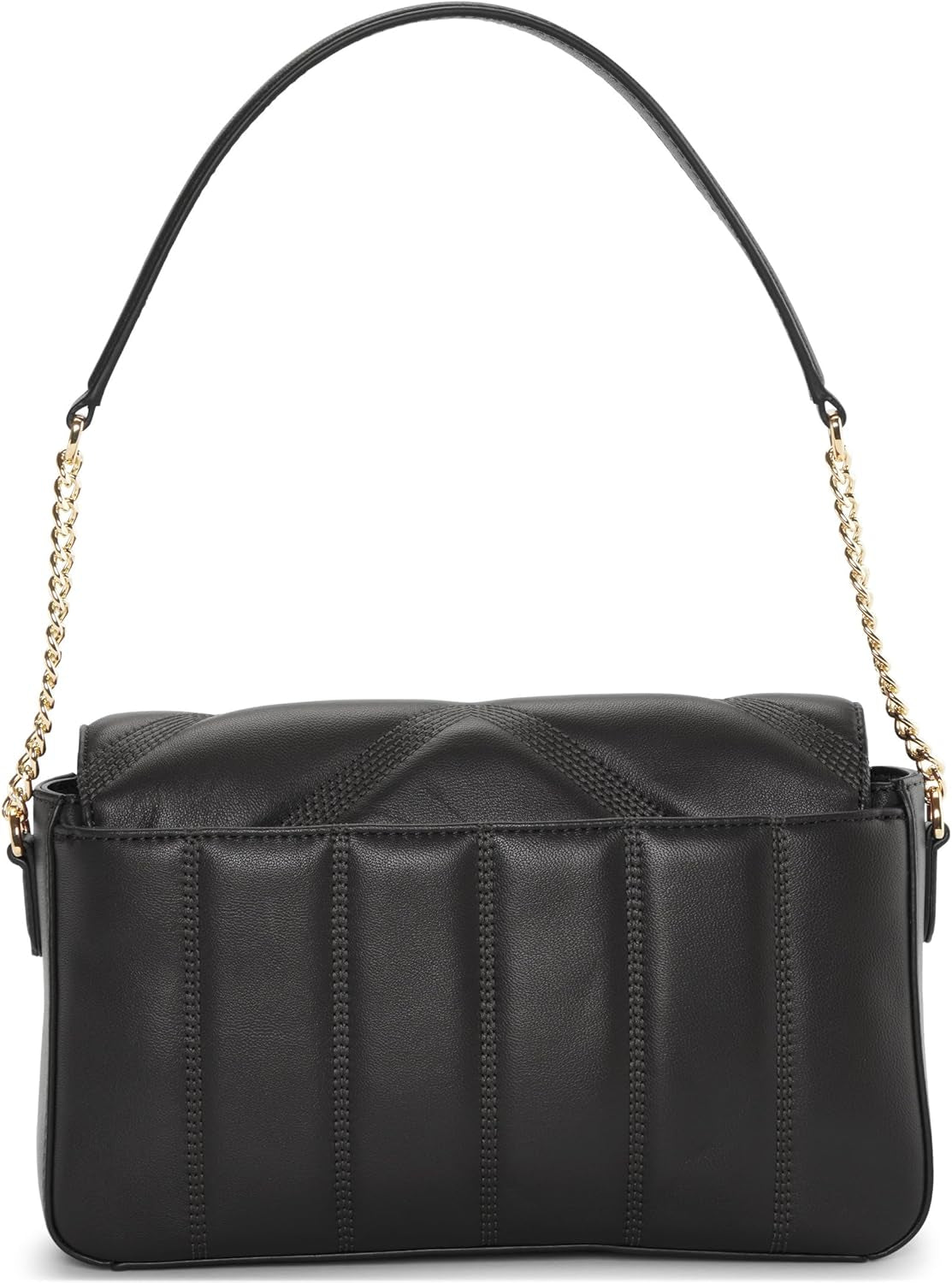 DKNY Damen Flap Umhängetasche, Schwarz/Gelb Damen Naty Shop Taschen