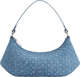 Damen-Umhängetasche JW PEI Lily Bags Women Naty Shop Blauer Denim-Stoff