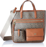DKNY Damen Zyon Messenger Tote Bag, Mokka/Karamell, Einheitsgröße Taschen Damen Naty Shop Standardtitel