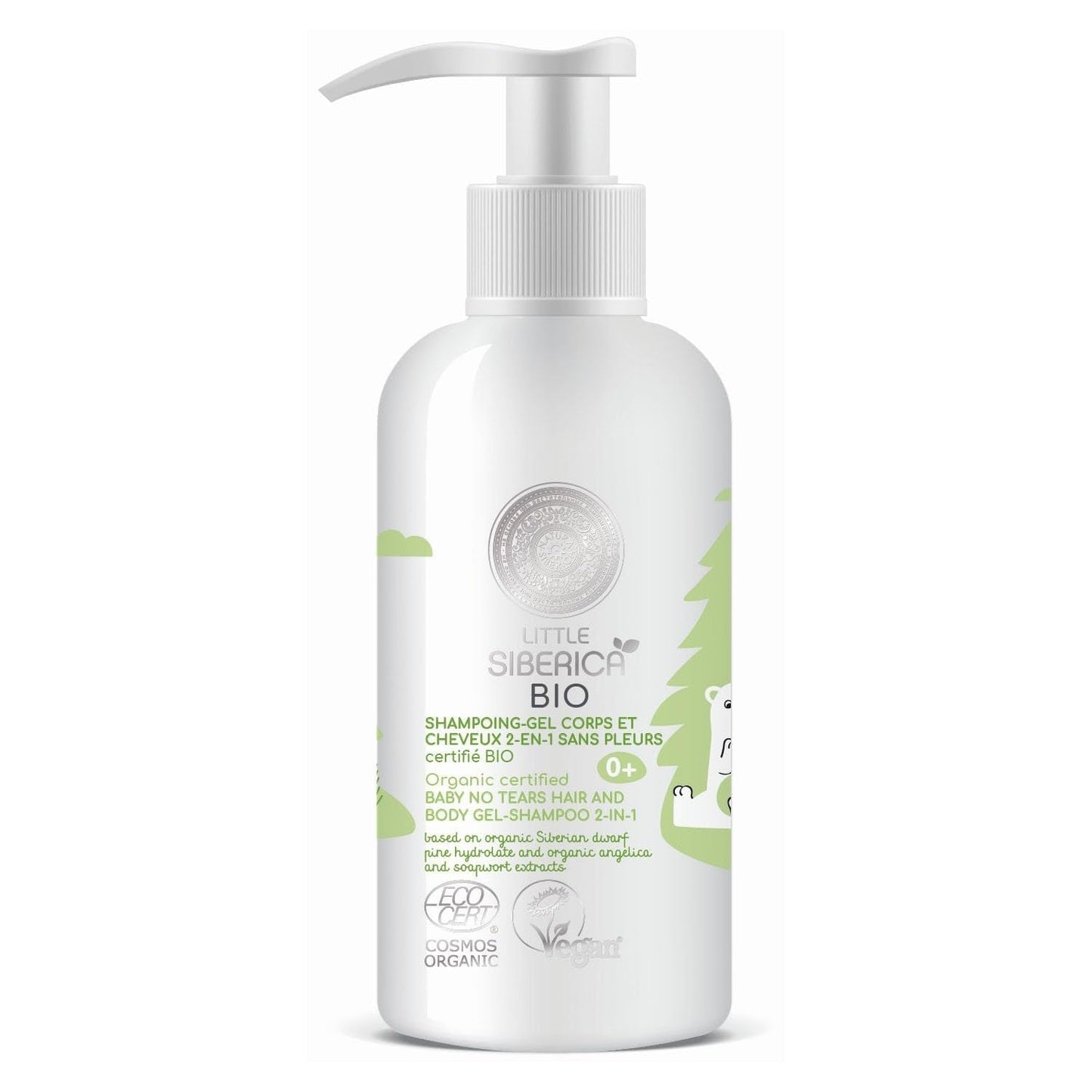 Duschgel - Geruchloses Shampoo Corps et Cheveux zertifiziert BIO 250 ml Kinder - Bade- und Hautpflege Naty Shop Standardtitel