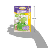 Günthart BackDecor 250 Fondant grün, 100 % vegan, palmölfrei, reißfest zum Überziehen von Kuchen und Gebäck, zum Modellieren geeignet, 1 Packung (1 x 250 g) Naty Shop Zuckerpaste
