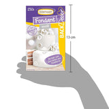 Günthart BackDecor 250g weißer Fondant, 100% vegan, palmölfrei, reißfest zum Überziehen von Kuchen und Gebäck, zum Modellieren geeignet, 2er Pack (1 x 250g) Naty Shop Zuckerpaste