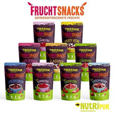 Bio-Fruchtsnacks für Kinder: 6x15g gefriergetrocknete Bio-Erdbeeren - Gefriergetrocknete Früchte - Trockenfrüchte - Kleine Racker von NutriPur Dehydrierte Produkte Naty Shop