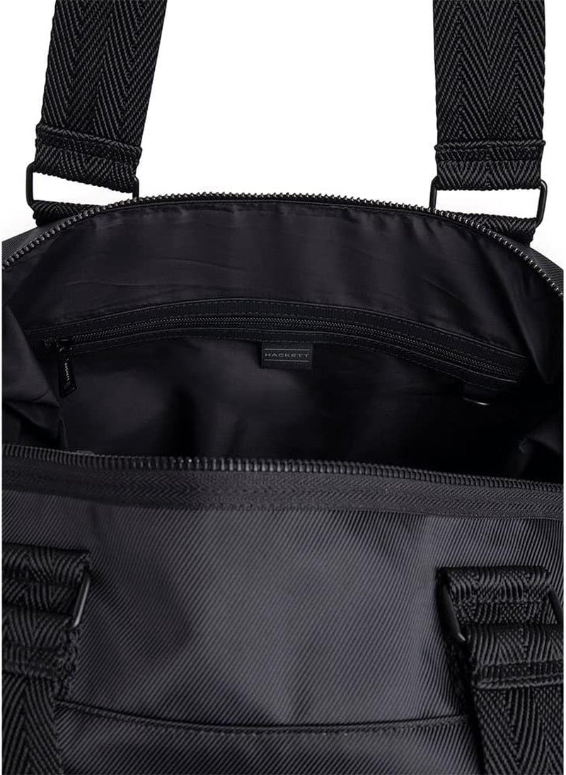 Hackett London Herren Hs Travel Bag Carry-All & Organizer Clutches, Schwarz Gepäck & Reiseausrüstung Naty Shop