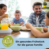 HELPA BIO Beutel mit Fruchtpulver - fruchtige Geschmacksrichtungen - Früchte - Erdbeeren - Himbeeren - Heidelbeeren - Pflaumen - schwarze Johannisbeeren - 100 % gefriergetrocknete Früchte - Babynahrung Dehydrierte Produkte Naty Shop