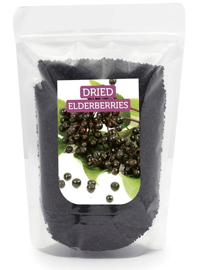 HerbaNordPol getrocknete Holunderbeeren 1 kg PREMIUM, Fructus Sambuci Dehydrierte Produkte Naty Shop Standardtitel