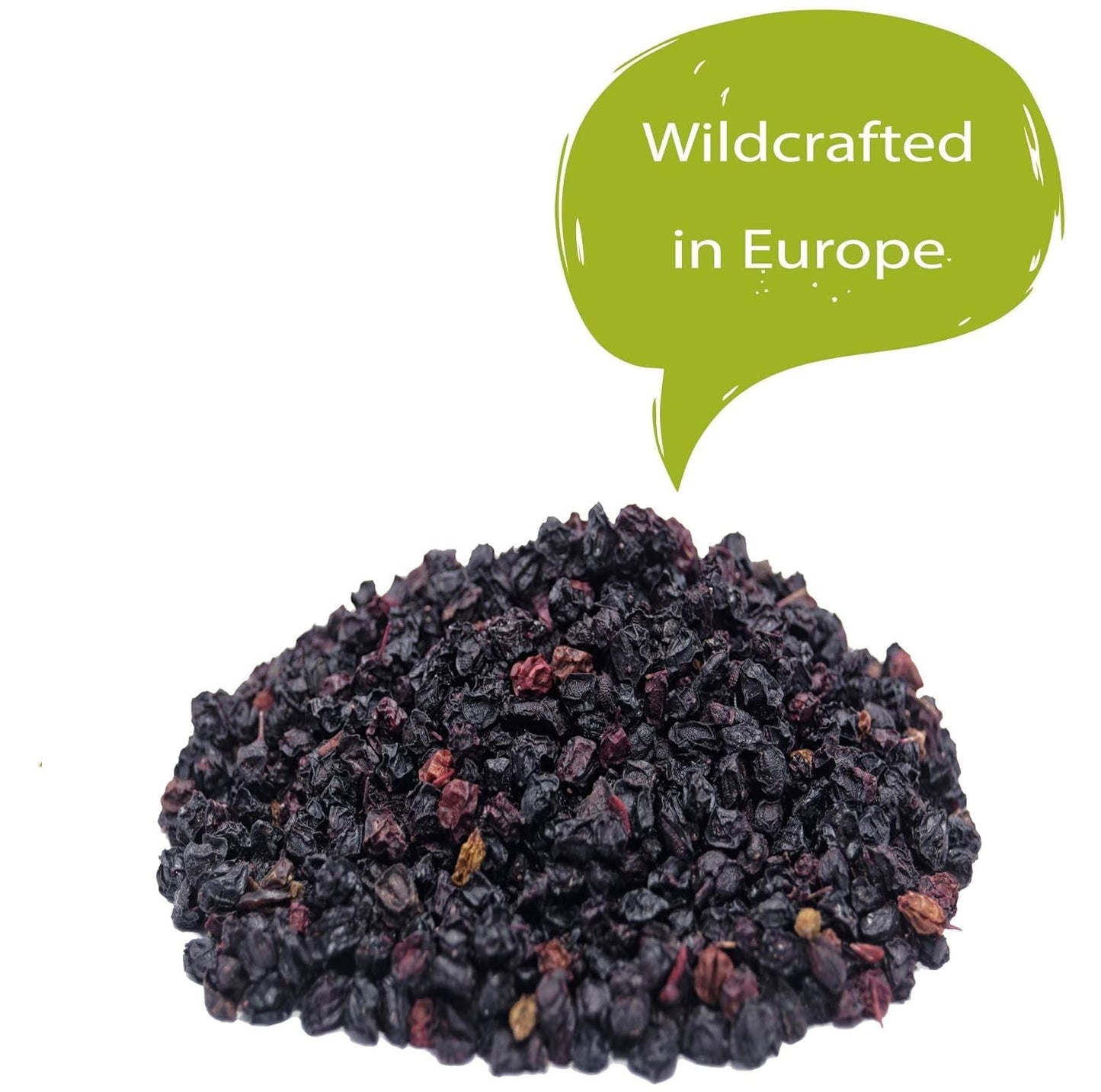 HerbaNordPol getrocknete Holunderbeeren 1 kg PREMIUM, Fructus Sambuci Dehydrierte Produkte Naty Shop