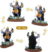 Hindu-Gott Kali Ma Statue, indische Göttin Kali Bhavatarini Zerstörer-Statue, dekorative Hindu-Göttin der Zeit und des Todes, Figur Murti Diwali Pooja, Geschenke, Zuhause, Büro, Tempel, Mandir, Altar, Puja-Artikel, Statuetten und Skulpturen, Naty Shop