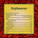 Howa Premium Goji Beeren 1 KG trocken – unbehandelt, naturbelassen – Superfood aus Asien – ideal zum Kochen, Backen oder als gesunder Snack – Goji Beeren 1000 g Dehydrierte Produkte Naty Shop