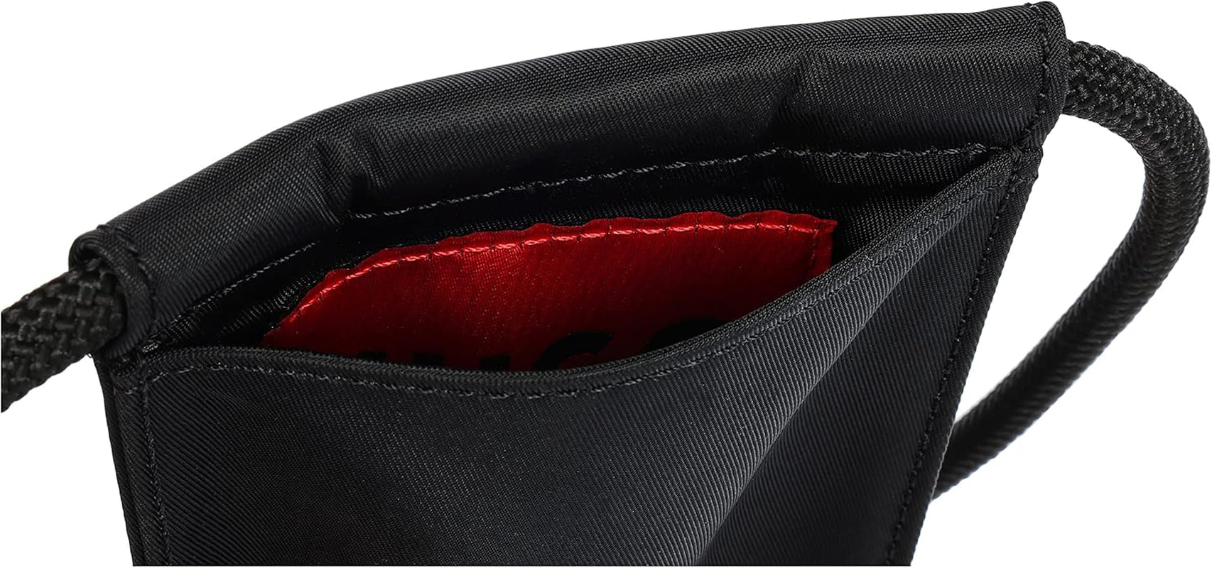 HUGO Ethon 2.0N_Neck p Herren-Handyhalter, Schwarz1 Herren-Geldbörse Naty Shop