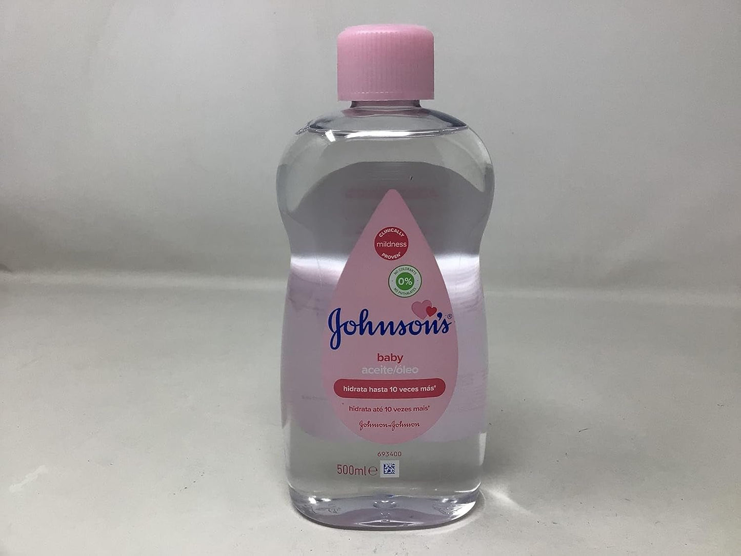 Johnsons JOHNSON'S – Babyöl, (1 x 500 ml) Kinder – Bade- und Hautpflege Naty Shop