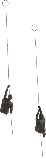 JOTEX Feminine Climbers Dekofiguren, 2er Pack, rostbraun Statuetten und Skulpturen Naty Shop