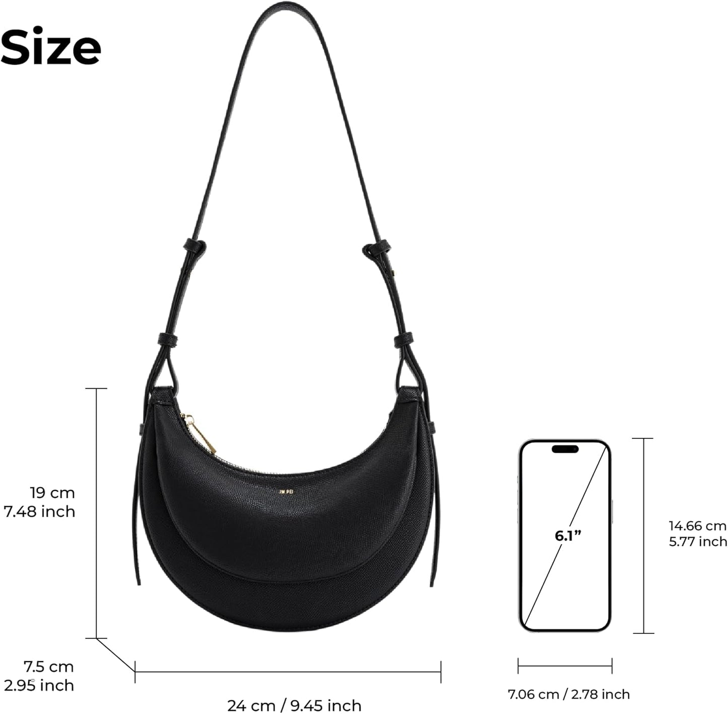 JW PEI Damen Sharon Umhängetasche Damen Taschen Naty Shop