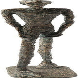 Kare Design Dekoobjekt Art Lady Bronze Dekofigur Kunstharz Antik-Look Statue Dekor Kunstobjekt Zubehör 78x13,5x13,5cm Statuetten und Skulpturen Naty Shop Grauer Mann