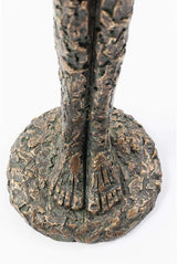 Kare Design Dekoobjekt Art Lady Bronze Dekofigur Kunstharz Antik-Look Statue Dekor Kunstobjekt Zubehör 78x13,5x13,5cm Statuetten und Skulpturen Naty Shop