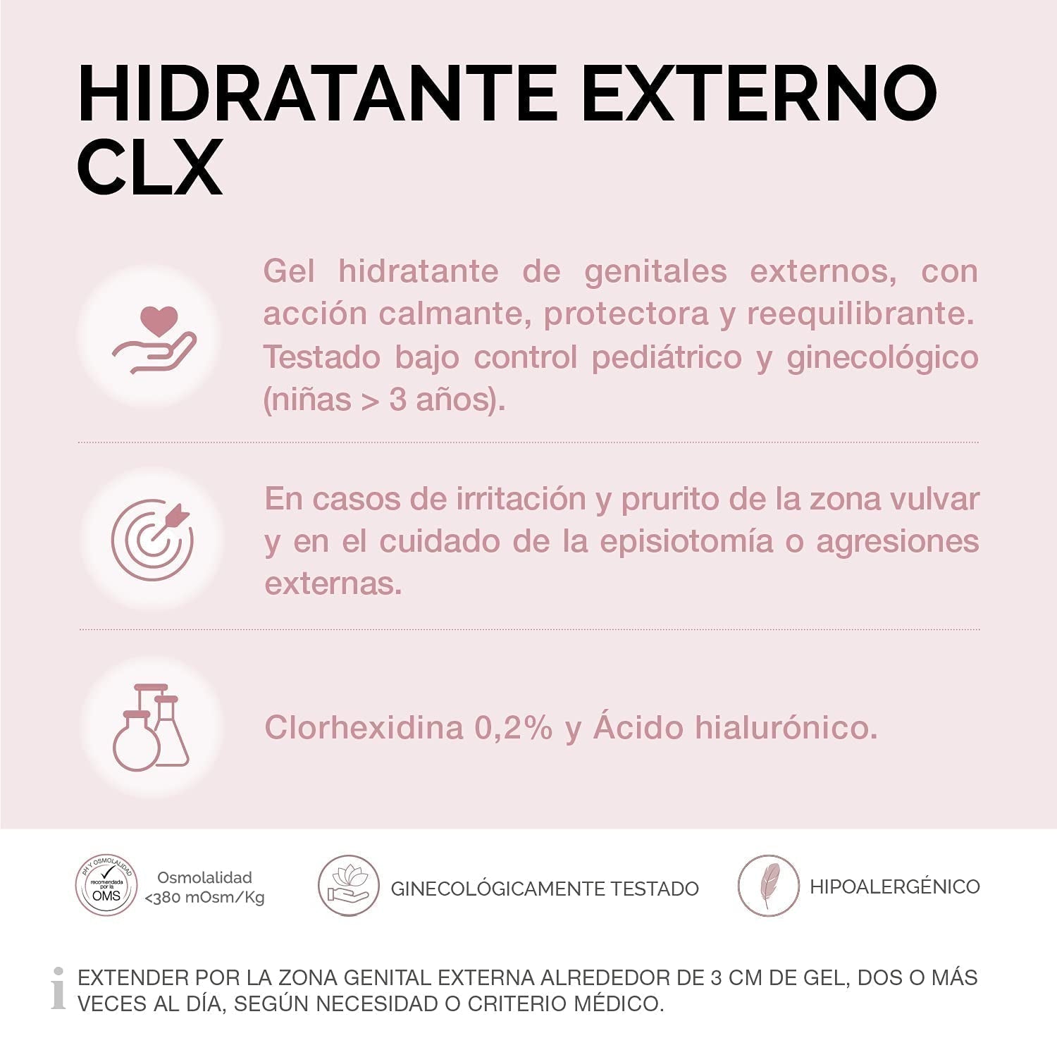 Lab – Externe Feuchtigkeitscreme CLX, Feuchtigkeitscreme für den äußeren Intimbereich, Chlorhexidin und Aloe Vera, hypoallergen, frei von Parabenen, dermatologisch und gynäkologisch getestet – 30 ml Kinder – Bade- und Hautpflege Naty Shop