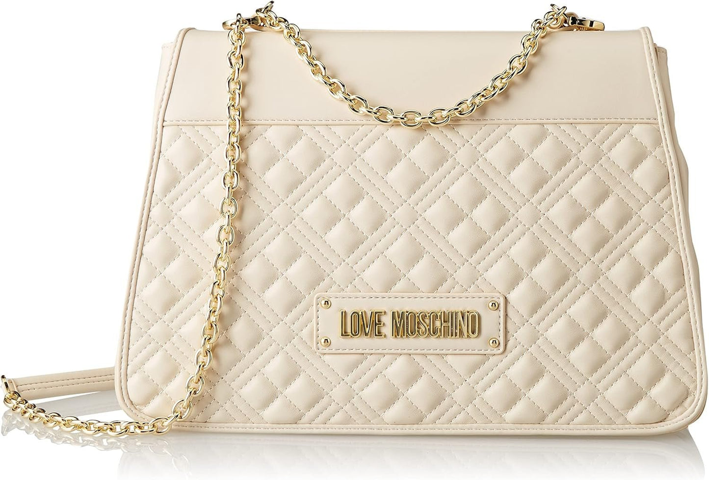 Love Moschino Borsa A Spalla Umhängetasche Damen Taschen Naty Shop Avorio