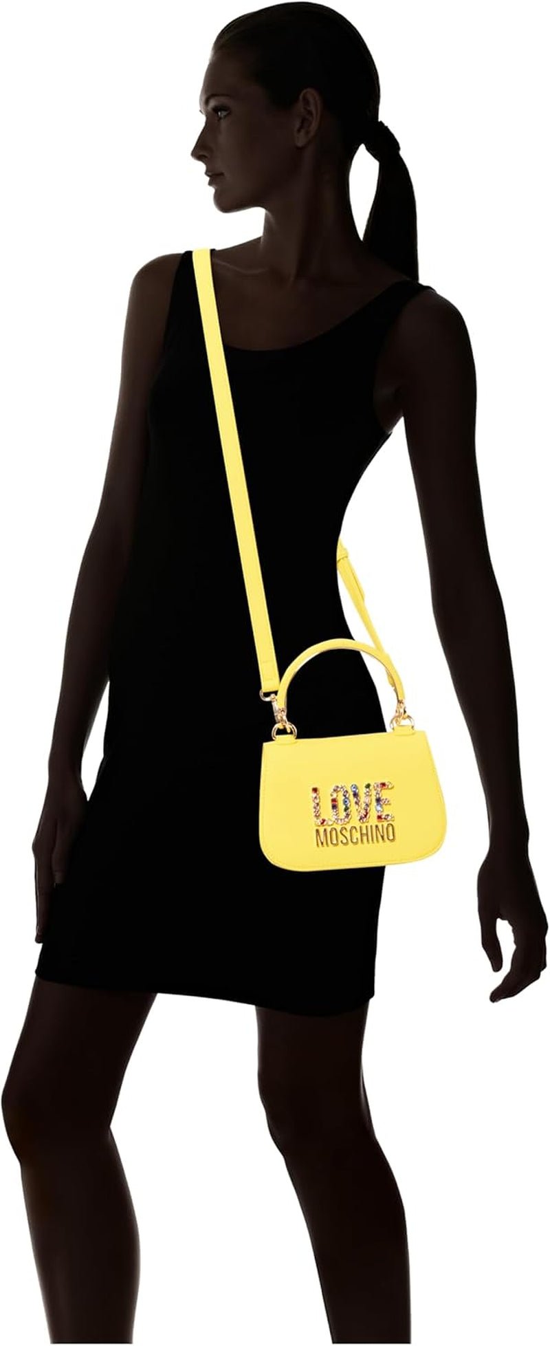 Love Moschino Damentasche, gelb Handtasche, gelb Damentaschen Naty Shop