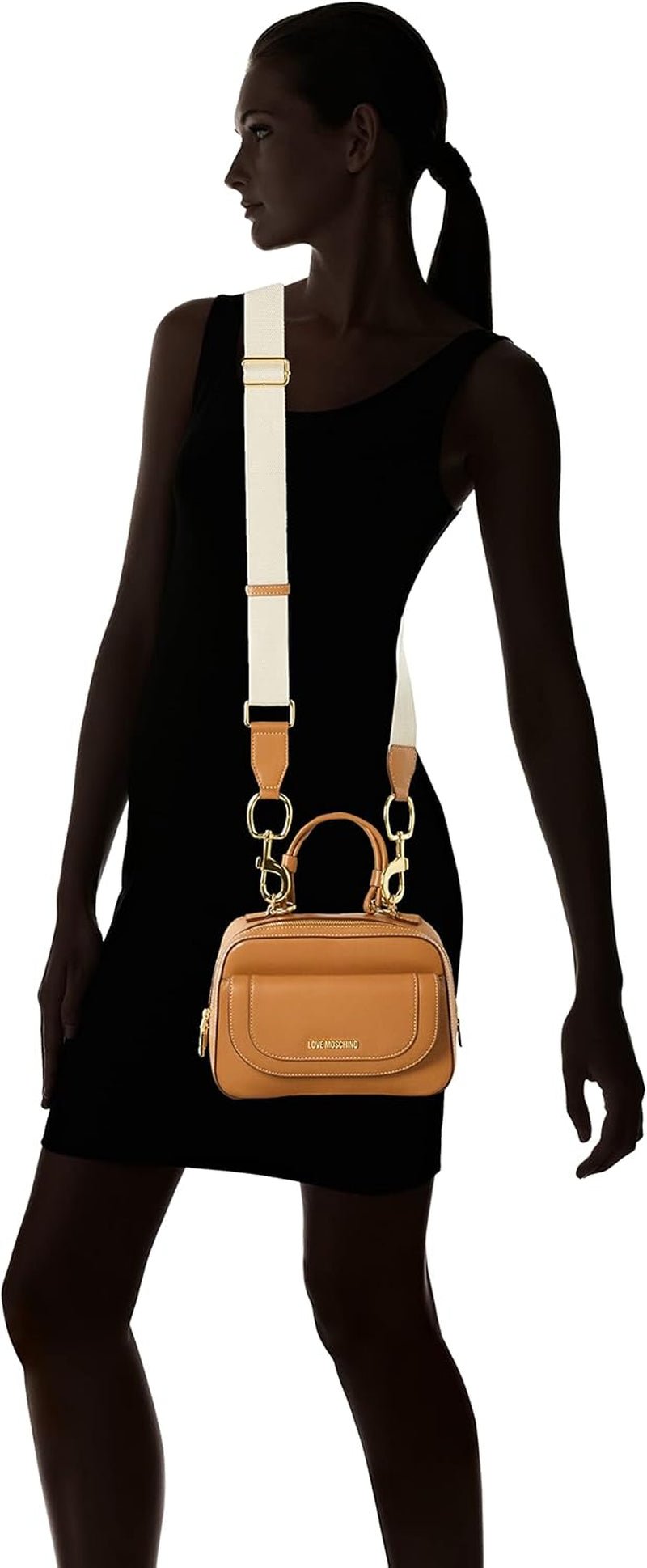 Love Moschino Jc4116pp1glr0201 Handtasche, Camel Taschen Damen Naty Shop