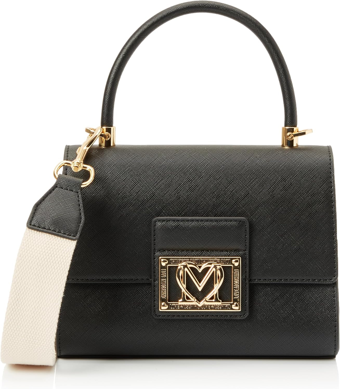 Love Moschino Damen BORSA A Mano, Nero BORSA A Mano, Nero Damentaschen Naty Shop Standardtitel
