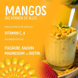 Gefriergetrocknete Mango: 100g gefriergetrocknete Früchte aus zarten Mangostücken ohne Zuckerzusatz - getrocknete Mango - getrocknete Mango - Trockenfrüchte - Trockenfrüchte von NutriPur Dehydrierte Produkte Naty Shop