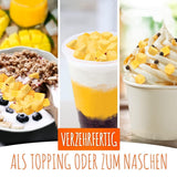 Gefriergetrocknete Mango, 250g gefriergetrocknete Früchte, ohne Zusatzstoffe, fruchtig, hergestellt in Deutschland. Dehydrierte Produkte Naty Shop