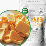 Gefriergetrocknete Mango | Ohne Zuckerzusatz Gefriergetrocknete Mango | Gefriergetrocknete Mango Mangofrucht Getrocknete Mango | Getrocknete Mango Trockenfrüchte ohne Zusatzstoffe | ZingyZoo getrocknete Mango (100 g) Naty Shop Dehydrierte Produkte, Stücke 100 g
