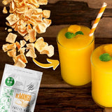 Gefriergetrocknete Mango | Ohne Zuckerzusatz Gefriergetrocknete Mango | Gefriergetrocknete Mango Mangofrucht Getrocknete Mango | Getrocknete Mango Trockenfrüchte ohne Zusatzstoffe | ZingyZoo getrocknete Mango (100 g) Naty Shop dehydrierte Produkte