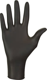 Nitrilex schwarze puderfreie Nitrilhandschuhe 100 Stück, Größe XL Nati Shop