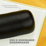 Massa Ticino Set 1x weißer Fondant 250g und 1x schwarzer Fondant 250g - Premium Zuckerpaste für Kuchen, Rollfondant - Perfekt für Kuchen, Modellieren und Dekorationen - Fondant für Profi- und Hobbybäcker Zuckerpaste Naty Shop