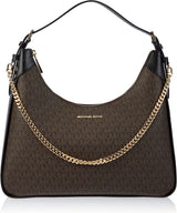 Michael Kors Wilma Umhängetasche Damen Taschen Naty Shop Braun/Schwarz