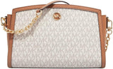 Michael Kors Damen Lg Ew Xbody Bag Damentaschen Naty Shop Vanille/Acrn