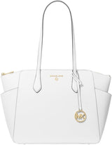 Michael Kors Marilyn Md Tz Tragetasche Damen Taschen Naty Shop Optisches Weiß