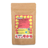 Mono gefriergetrocknete Chips – 300g Erdbeerchips aus 100 % natürlichen Erdbeeren – getrocknete tropische Früchte – getrocknete Erdbeerfrüchte – Snack für Müsli und Desserts – Erdbeerchips Dehydrierte Produkte Naty Shop