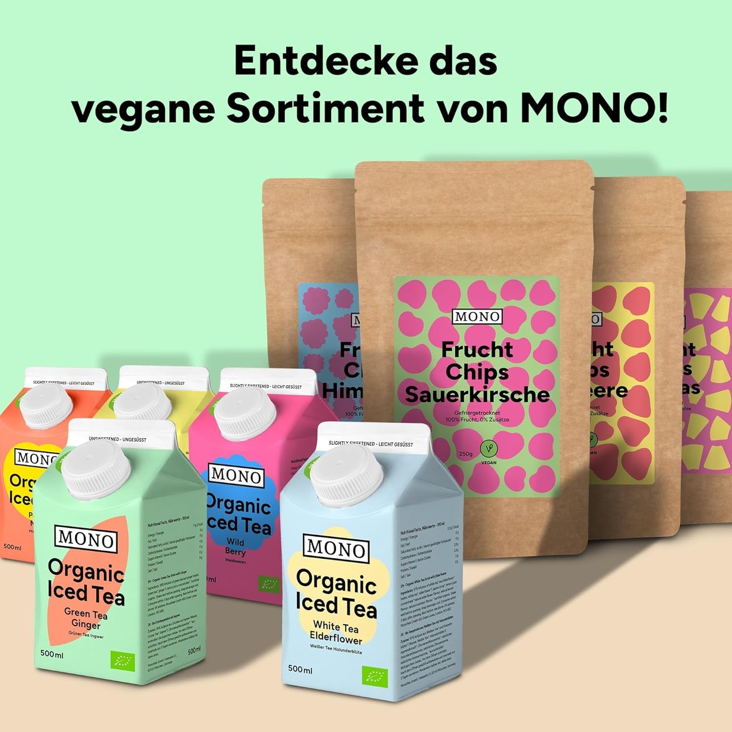 Mono gefriergetrocknete Chips – 300g Erdbeerchips aus 100 % natürlichen Erdbeeren – getrocknete tropische Früchte – getrocknete Erdbeerfrüchte – Snack für Müsli und Desserts – Erdbeerchips Dehydrierte Produkte Naty Shop
