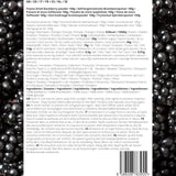 Gefriergetrocknete Brombeeren in Pulverform | 100 % gefriergetrocknetes Fruchtpulver. Natürliche Trockenfrüchte ohne Zusatzstoffe | Fruchtpulver Gefriergetrocknete Früchte Brombeerpulver Dehydrierte Produkte Naty Shop