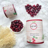 myfruits gefriergetrocknete Bitterkirschen, 80g, ohne Zusatzstoffe, aus 100% Kirschen, gefriergetrocknete und dehydrierte Früchte Dehydrierte Produkte Naty Shop