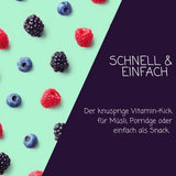 myfruits schwarze Johannisbeeren, gefriergetrocknete Früchte, 100g, ohne Zusatzstoffe, 100 % schwarze Johannisbeeren, gefriergetrocknete und getrocknete Früchte für Müsli oder Porridge... Dehydrierte Produkte Naty Shop