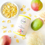 myfruits Bio-Mango, gefriergetrocknete Früchte, 300 g, Fruchtchips, ohne Zusatzstoffe, 100 % Mango, gefriergetrocknete und getrocknete Früchte für Müsli oder Snacks... Dehydrierte Produkte Naty Shop