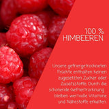myfruits Himbeere, gefriergetrocknet, 300g, ohne Zusatzstoffe, 100% getrocknete Himbeere, gefriergetrocknete Früchte für Müsli oder als Snack... Dehydrierte Produkte Naty Shop