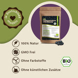 Mynatura Bio gefriergetrocknete Waldheidelbeeren I Heidelbeeren I Früchte I Beeren I Naturprodukt I Bio-Qualität I Beutel (1x 200g) Dehydrierte Produkte Naty Shop