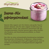 Mynatura Bunte Mischung aus gefriergetrockneten Beeren I Fruchtmischung I Himbeeren I Schwarze Johannisbeeren I Erdbeeren I Fruchtsnacks I Vegan I 350g Dehydrierte Produkte Naty Shop
