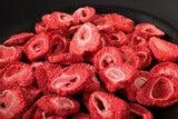 Mynatura gefriergetrocknete Erdbeerscheiben I Gemüse I Natur I Trockenobst I Obst I - leicht getrocknet (1 x 350g) Dehydrierte Produkte Naty Shop