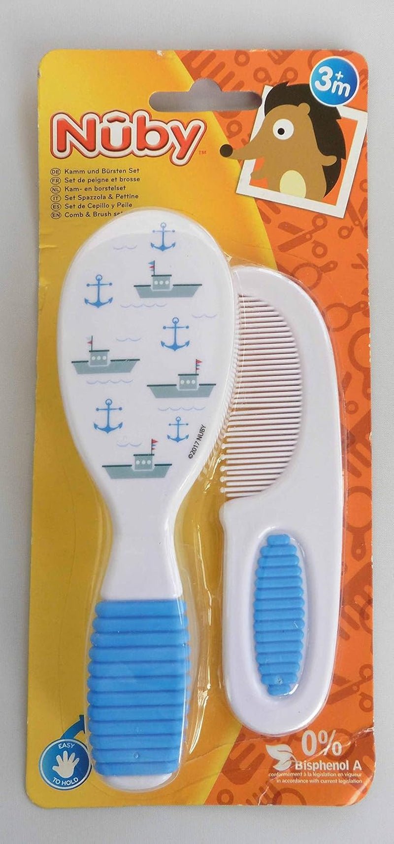 NÃ"by 007110 Pinsel- und Kammset, mehrfarbig (sortiertes Modell). Kinder – Bade- und Hautpflege Naty Shop