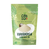 Geraspelte Bio-Kokosnuss – 200 g. Getrocknete Kokosnusschips, ungesüßt und trocken. Kokosflocken. Sonnengetrocknete Kokosnusschips. Hervorragend als Snack und für süße Rezepte geeignet. Naty Shop Dehydrierte Produkte 250 g (1 Packung) geriebene Kokosnuss