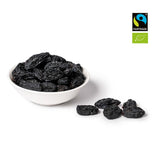 PAKKA – Bio-Fairtrade-Black-Beauty-Rosinen 600 g, biologisch, kernlos, schwarze Trauben, sonnengetrocknet, ölfrei, sehr klebrig, ungeschwefelt, direkt von Kleinbauern in Samarkand in Usbekistan. Dehydrierte Produkte Naty Shop