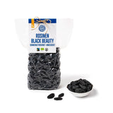 PAKKA – Bio Fairtrade Black Beauty Rosinen 600gr, Bio, kernlos, schwarze Trauben, sonnengetrocknet, ölfrei, daher klebrig, ungeschwefelt, direkt von Kleinbauern in Samarkand in Usbekistan Dehydrierte Produkte Naty Shop Variante 1: 600 G (1er Pack)