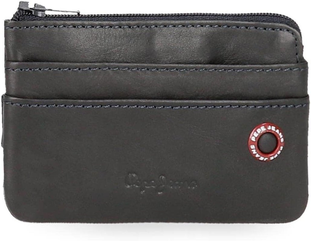 Pepe Jeans adge Wallet Men Naty Shop Navy Wallet mit Abzeichen