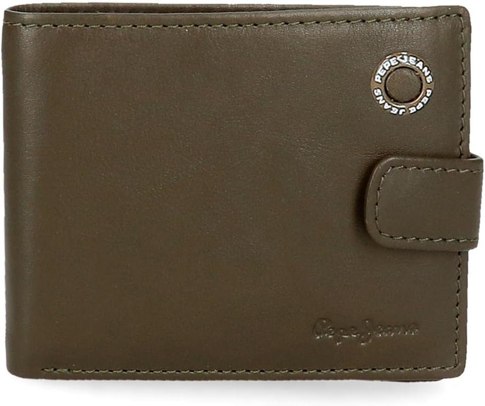 Pepe Jeans Adge Herren-Geldbörse Naty Shop Khaki Vertikaler Klick